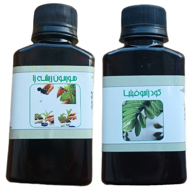 کود مایع زاموفیلیا و هورمون ریشه زا  مدل life drop حجم 110 میلی لیتر
